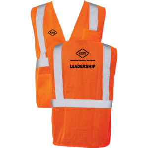 KBS Amazon Safety Mesh Vest - Leadership - (Front & Back)