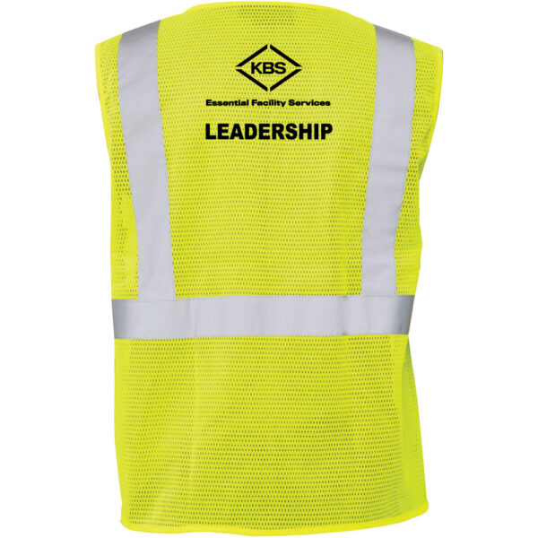 KBS Amazon Safety Mesh Vest - Leadership - (Front & Back) - Image 5
