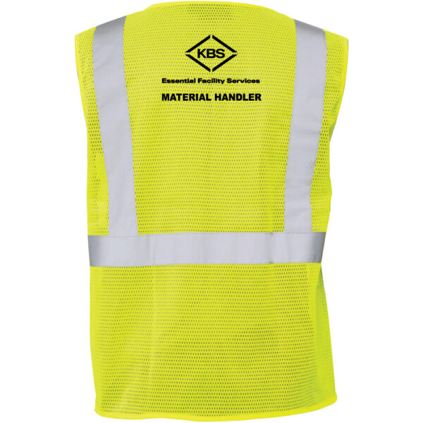 KBS Amazon Safety Mesh Vest - Material Handler - (Front & Back) - Image 7