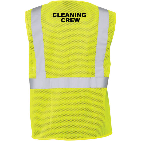 Cleaning Crew Amazon Safety Mesh Vest - (Front & Back) - Image 3