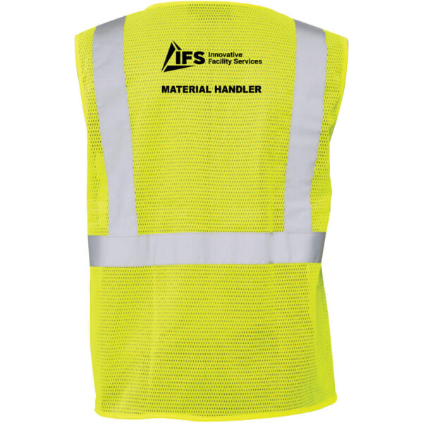 IFS Safety Mesh Vest - Material Handler - (Front & Back) - Image 5