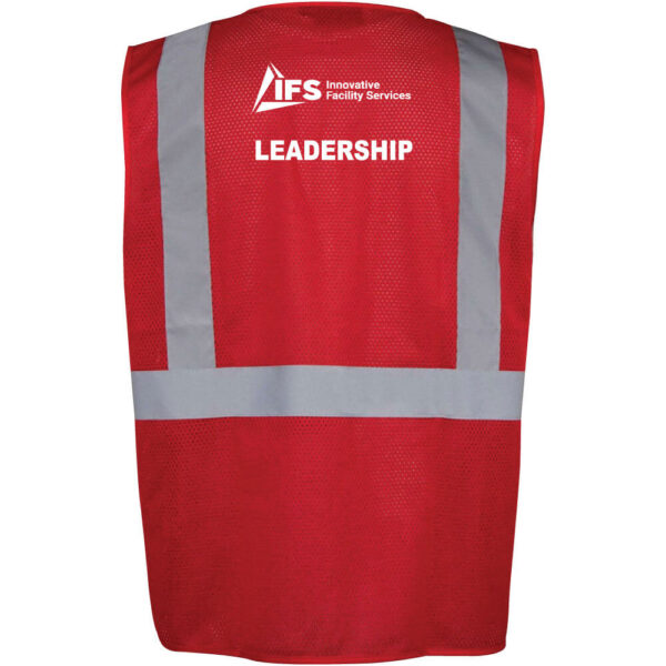 IFS Safety Mesh Vest - Leadership - (Front & Back) - Image 3