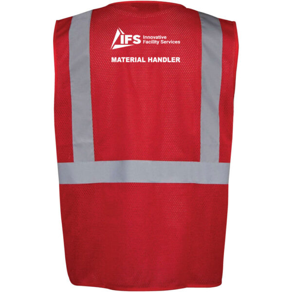 IFS Safety Mesh Vest - Material Handler - (Front & Back) - Image 7