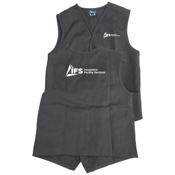 IFS Two Pocket Unisex Button Up Vest (Front & Back)