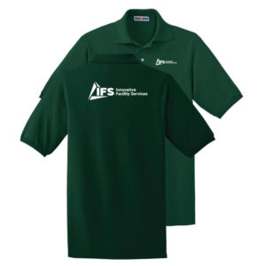 IFS Knit Polo Short Sleeve Unisex - (Front & Back)