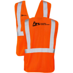 IFS 5 Point Break-Away Mesh Safety Vest - (Front & Back)