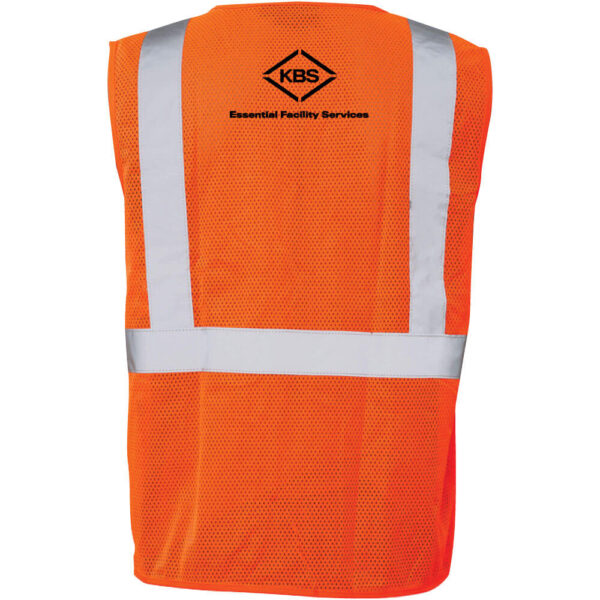 KBS Safety Mesh Vest - (Front & Back) - Image 3