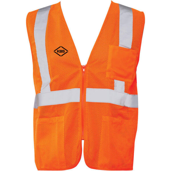 KBS Safety Mesh Vest - (Front & Back) - Image 2