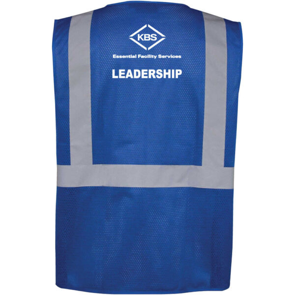 KBS Safety Mesh Vest - Leadership - (Front & Back) - Image 3