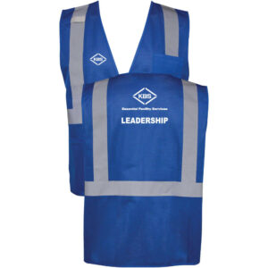 KBS Safety Mesh Vest - Leadership - (Front & Back)