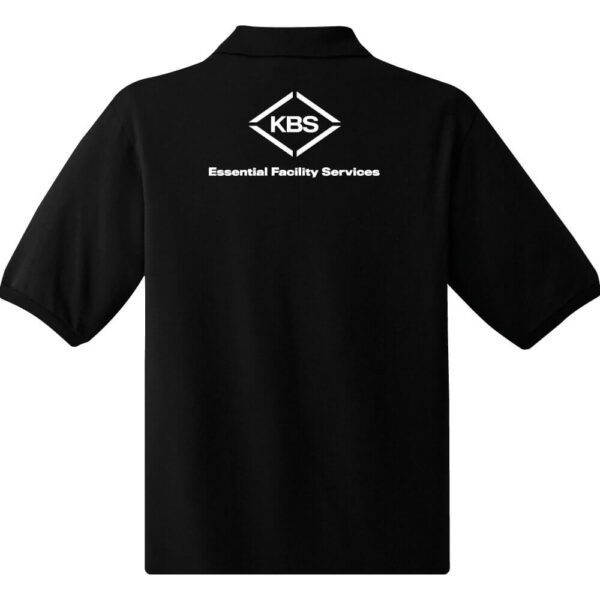 KBS Knit Polo Short Sleeve Unisex - (Front & Back) - Image 3
