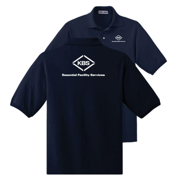 KBS Knit Polo Short Sleeve Unisex - (Front & Back) - Image 4