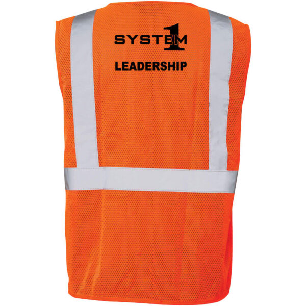 System1 Safety Mesh Vest - Leadership - (Front & Back) - Image 5