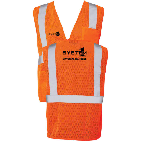 System1 Safety Mesh Vest - Material Handler - (Front & Back) - Image 9