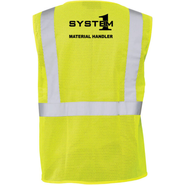System1 Safety Mesh Vest - Material Handler - (Front & Back) - Image 7