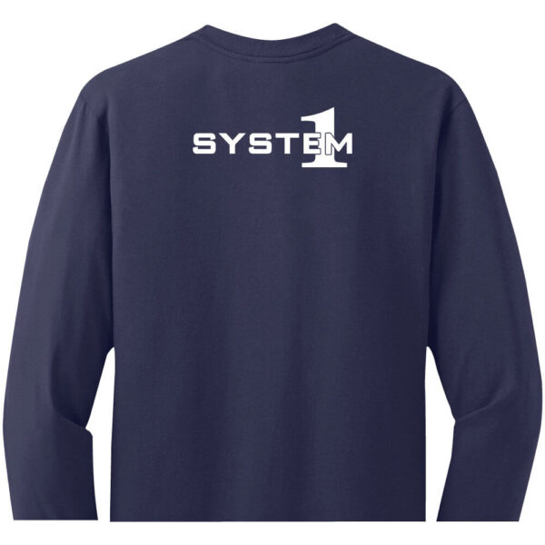 System1 Long Sleeve T-Shirt - (Front & Back) - Image 3