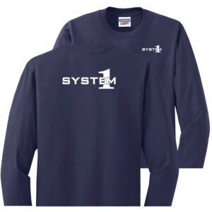 System1 Long Sleeve T-Shirt - (Front & Back)