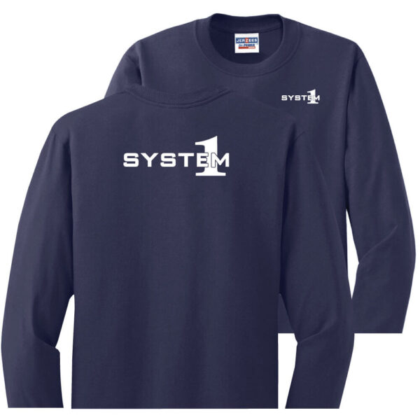 System1 Long Sleeve T-Shirt - (Front & Back)