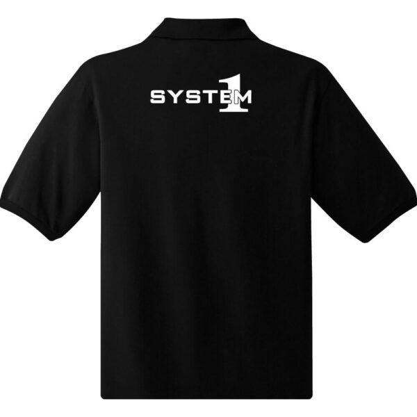 System1 Knit Polo Short Sleeve Unisex - (Front & Back) - Image 5