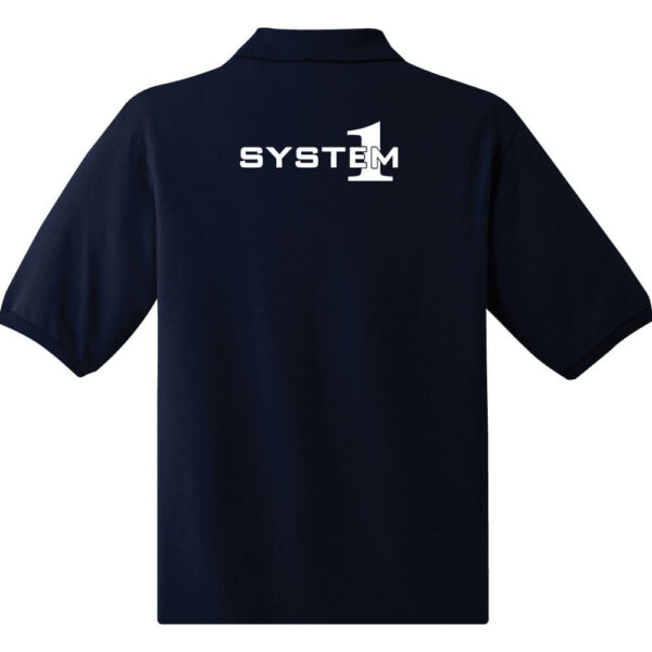 System1 Knit Polo Short Sleeve Unisex - (Front & Back) - Image 3