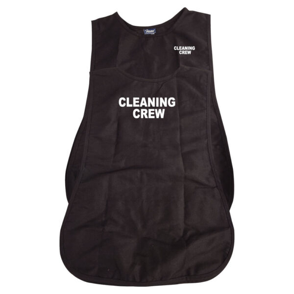 Cleaning Crew Round Bottom Cobbler Apron- (Front & Back)